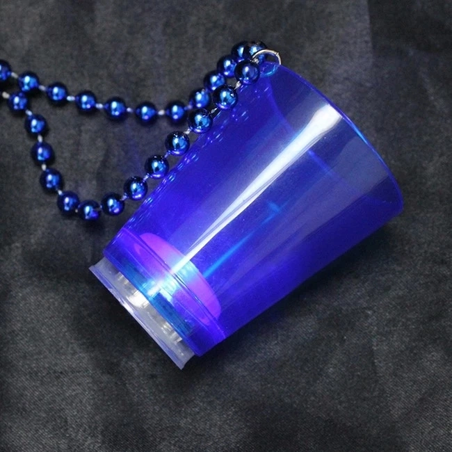 Bead Necklace LED Cup with LED Shot Glass, LED Cup