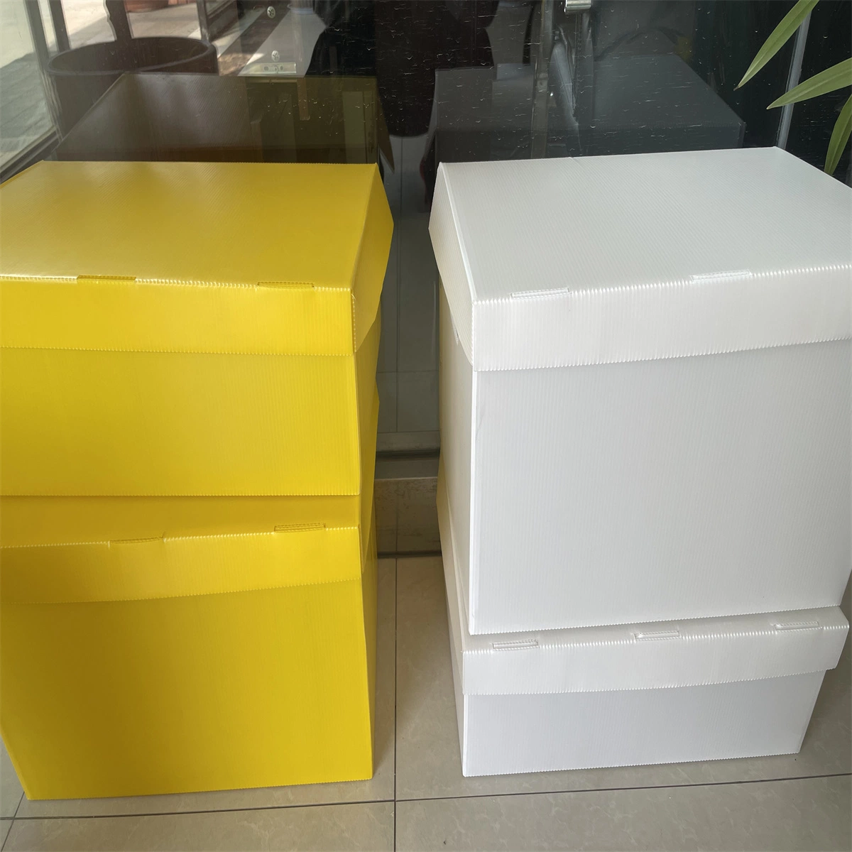 Durable Collapsible Polypropylene Corrugated Plastic Box with Reusability & Recyclability