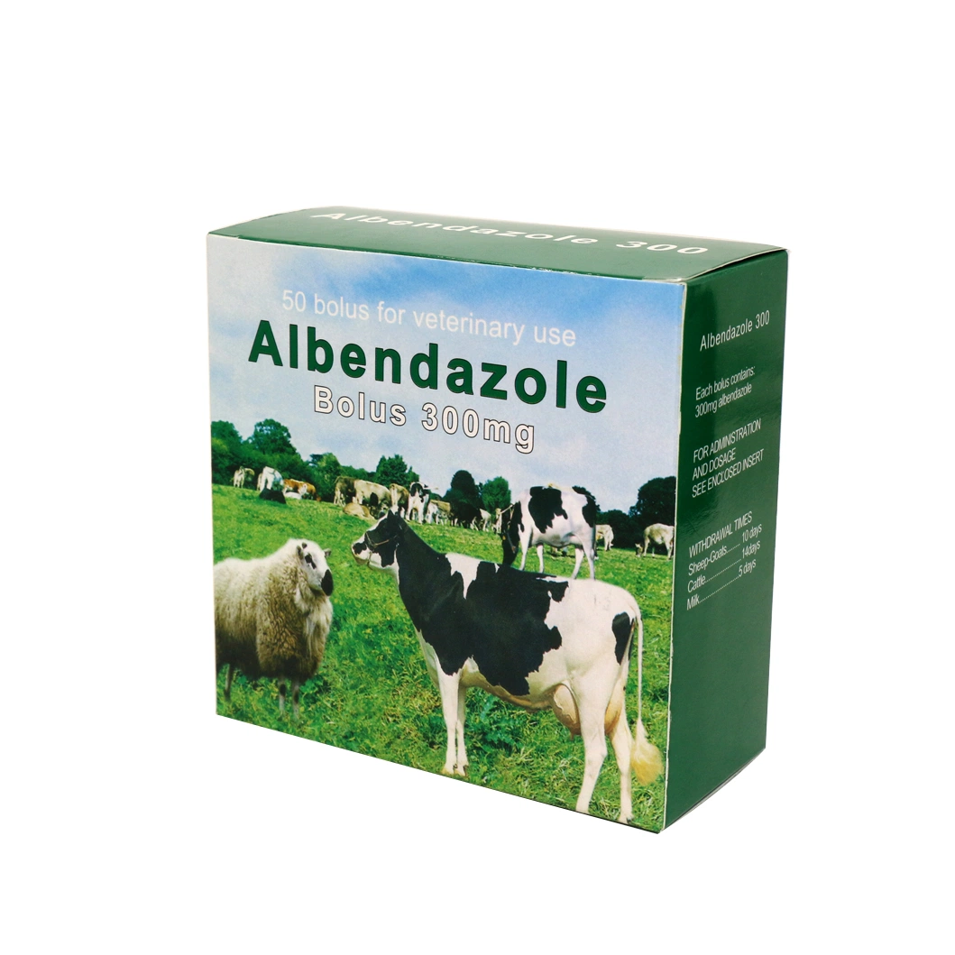 O albendazol bolus com as BPF de subprodutos animais