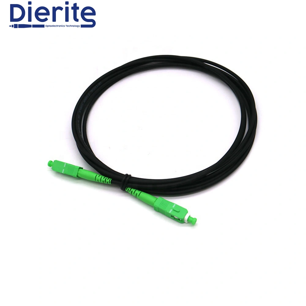 Durable FTTH Bow Type Drop Fiber Optic Patch Cord Sc APC Upc