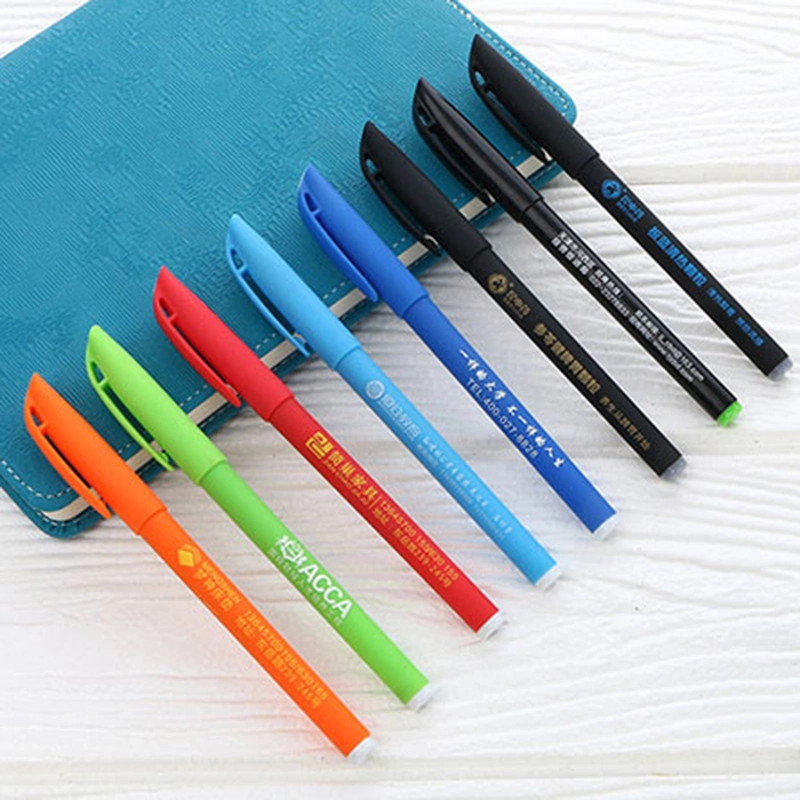 Rubber Plastic Cute Gel Ballpoint Pen, Promotional Gift Ballpoint Pen