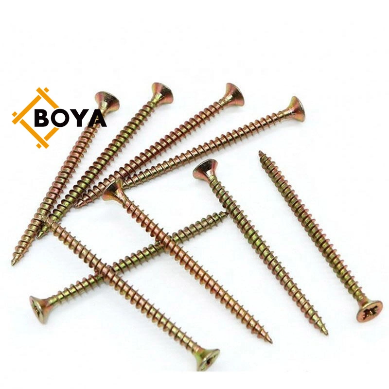 C1022A Yellow Zinc Plated Chipboard Screw