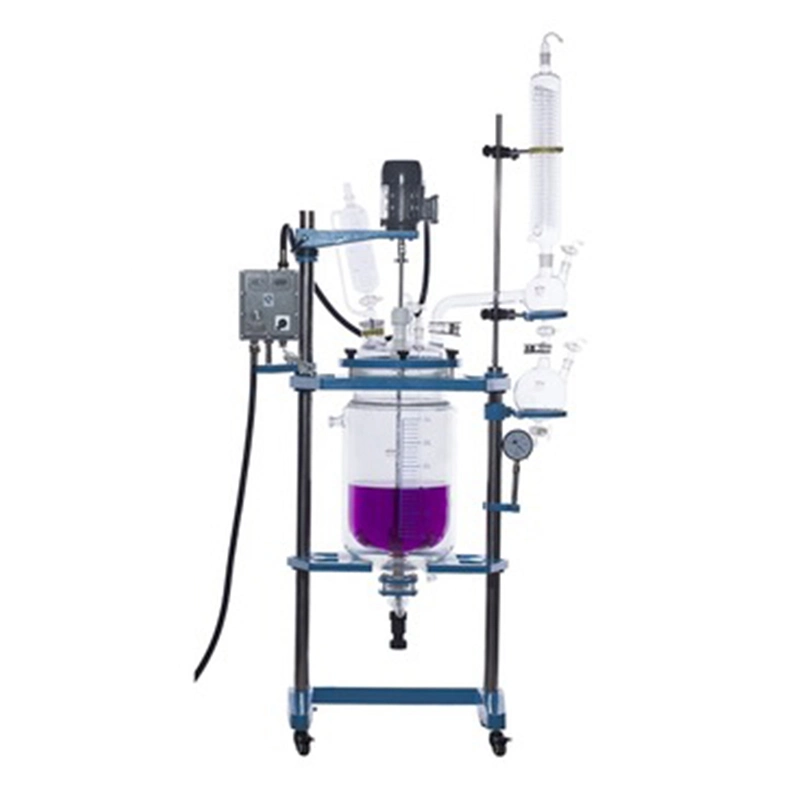 100 litres d'extraction chimique chemisé réacteur de verre