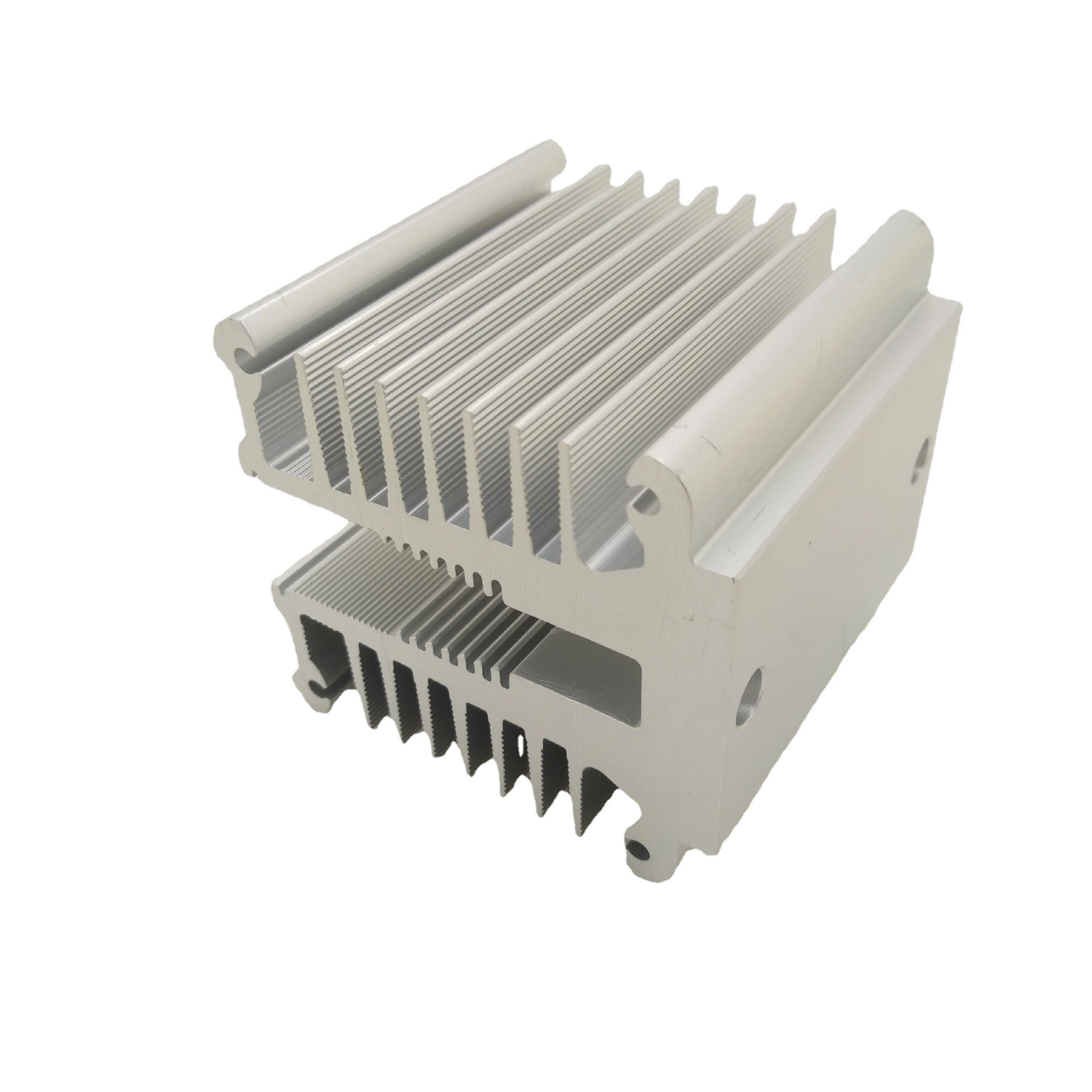 OEM ODM Precision Custom Aluminium Extrusion Processed Passive Heat Sink Heating Radiator