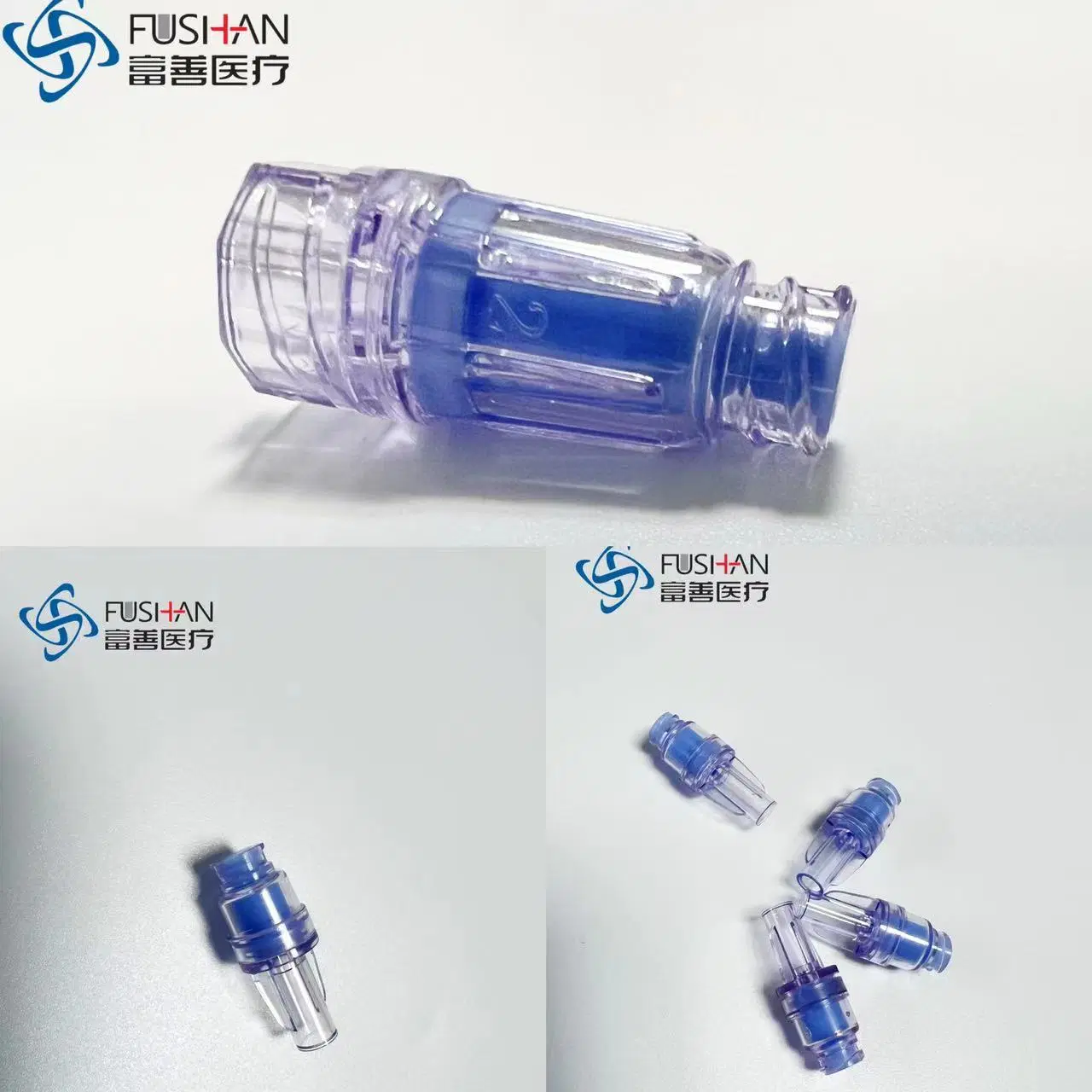 Disposable Plastic Needle Free Connector to Peripheral Venous Catheter, Central Venous Catheter, IV Cannula