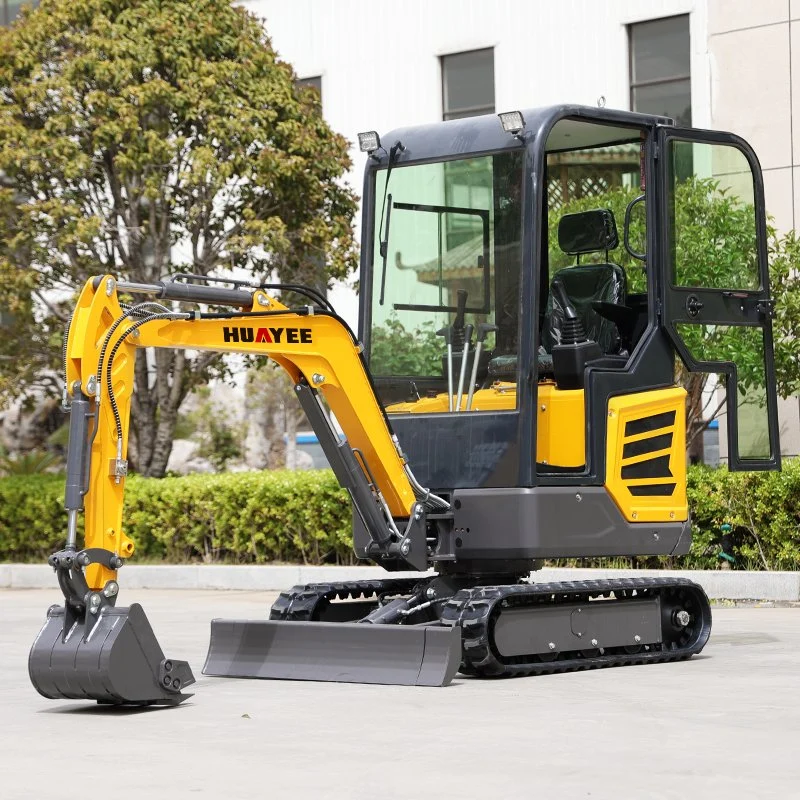 Chinese Huayee Kubota Mini Excavator Manufacturer CE/EPA Mini Digger 1ton Micro Bagger 1.2 Ton Mini Excavator 1000kg Factory Price Sales Free Shipping