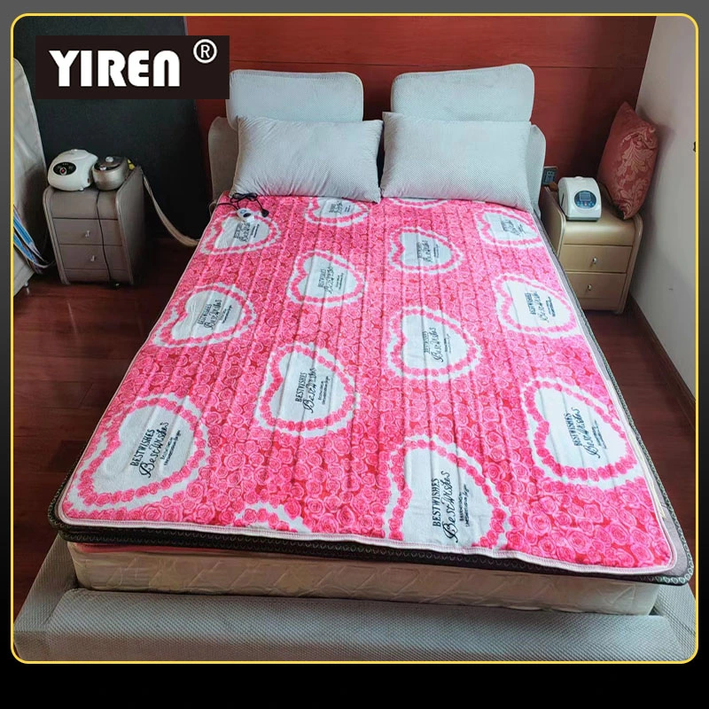 Winter UK USA Warm Washable Soft Plush Sherpa Flannel Wholesale/Supplier Electric Heating Throw Blanket for Winter