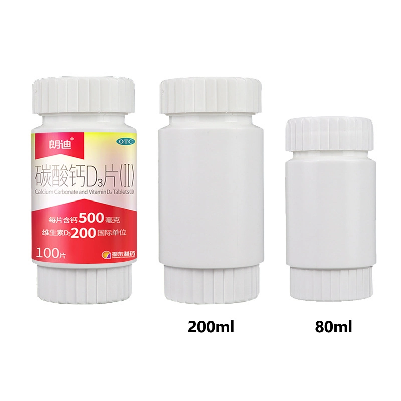 Pharmaceutical 80ml/ Capsule/Tablet/Vitamin/Calcum Bottle