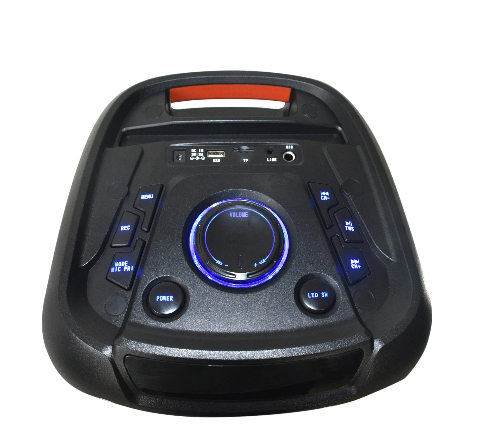 Dual Stereo Sound 12inch Big Power 120W Party Speaker with USB RCA Aux for Outdoor/Karaoke/DJ