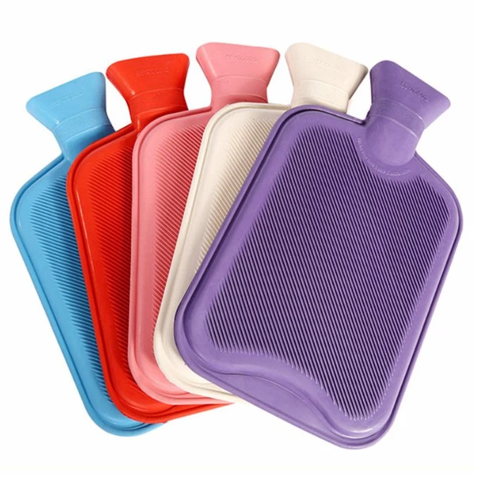 2000ml Rubber Hand Warmer Hot Water Bottle Reusable Hot Water Bag with Cover