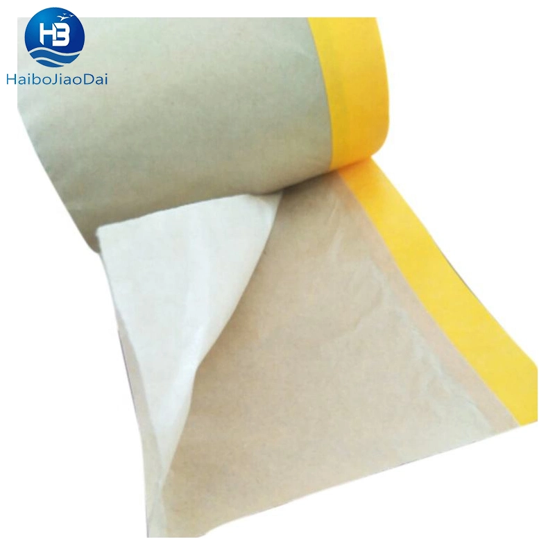 Promotional Car Automotive Masking Film Pre Taped Pre-Taped Masking Film for Automotive Painting