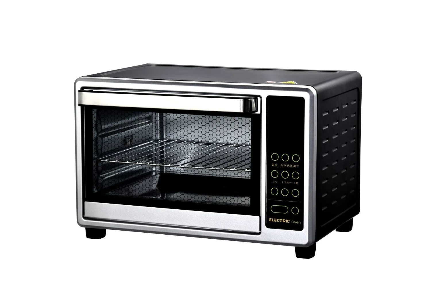 30L LCD Digital eléctrico tostadora horno de pizza de control