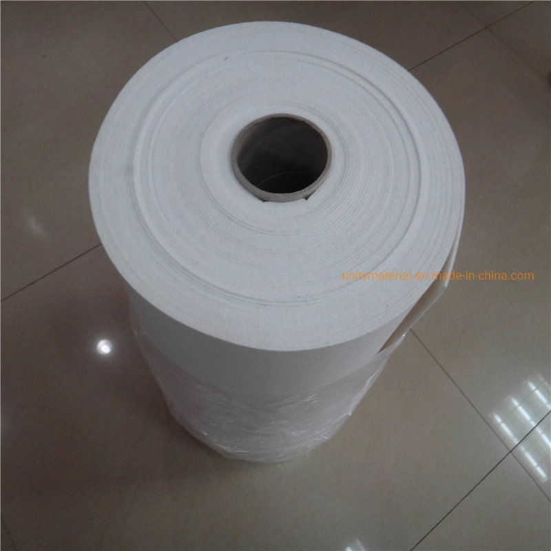 2mm 3mm 4mm 5mm 6mm 7mm 8mm 1230c 1350c Electric Motor Winding Heat Insulating Fibre Wool Ceramic Fiber White Thermal Insulation Paper for Glass Bend Mold Use