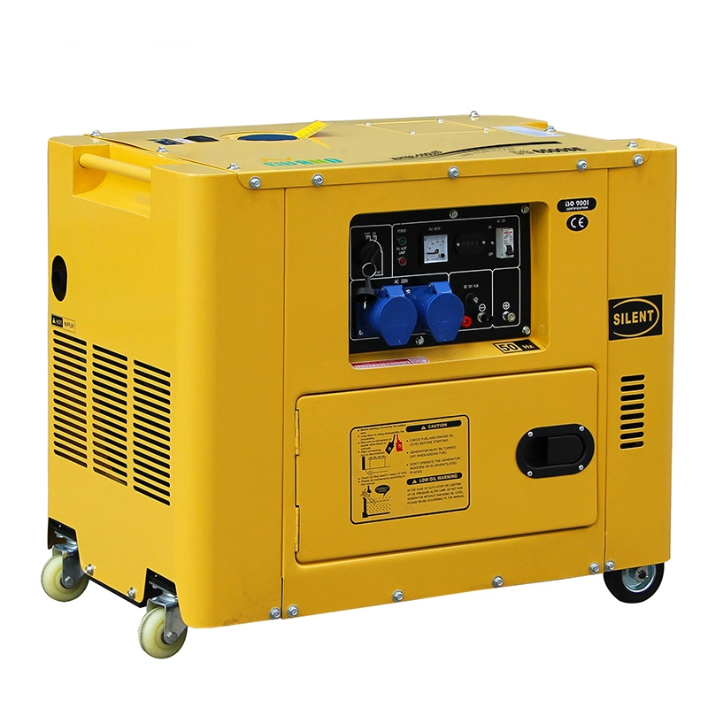 6500se-B Full Kama Yellow Single Phase 5.5kw Diesel Generator