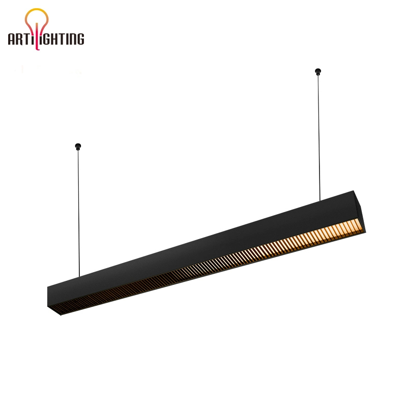 Customized Office Shop Lamps 80W 2400mm 8FT up and Down Lights 4FT 36W LED Linear Lighting with Suspended Type 100-277V