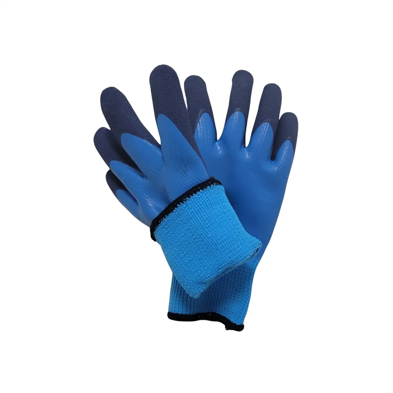 Wholesale/Suppliers Price Winter Fully Coated Waterproof Latex Foam Rubber Industrial Protective Safety Work Lobor Cotton Cut Resistant Glove