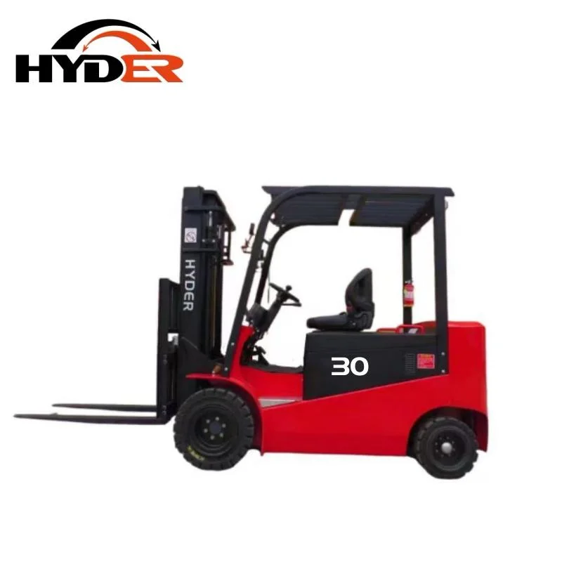 Heavy Duty 3t Electric Forklift Less Noise with 72V 560ah Four Wheel