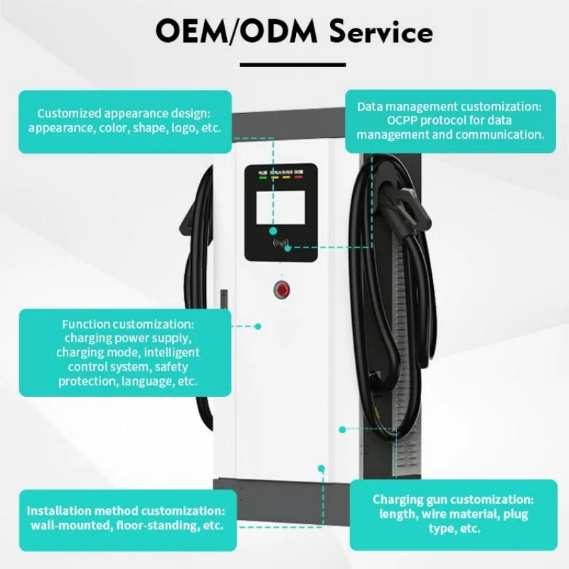 Nancome Vehicle DC EV Fast Charger Station for Electric Car CCS2 CCS1