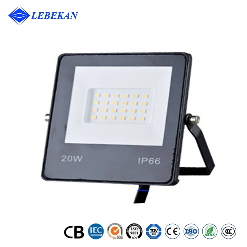 Backyard Garden Parking Lot Square Decoration 20W 30W 6000K Reflector LED Floodlights