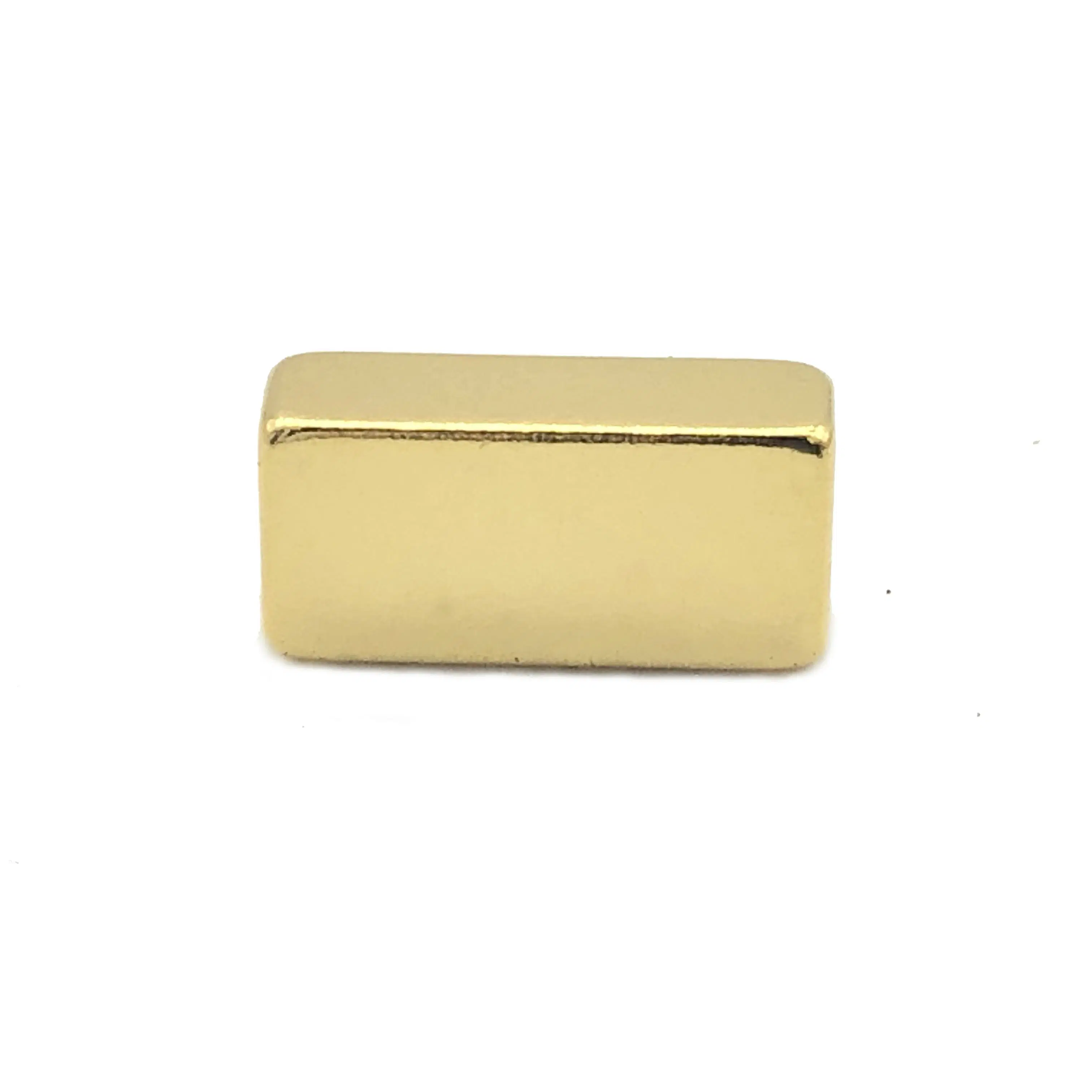 10X10X3mm Customized Gold Surface Block Magnet