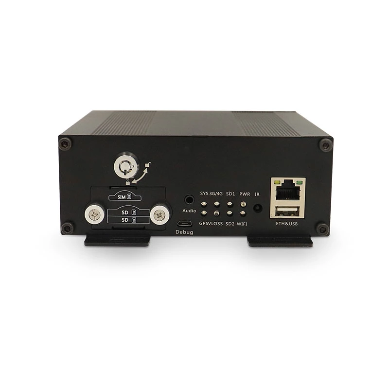 4G gps locating 8 camera tracking system wifi mobile security dvr for truck bus