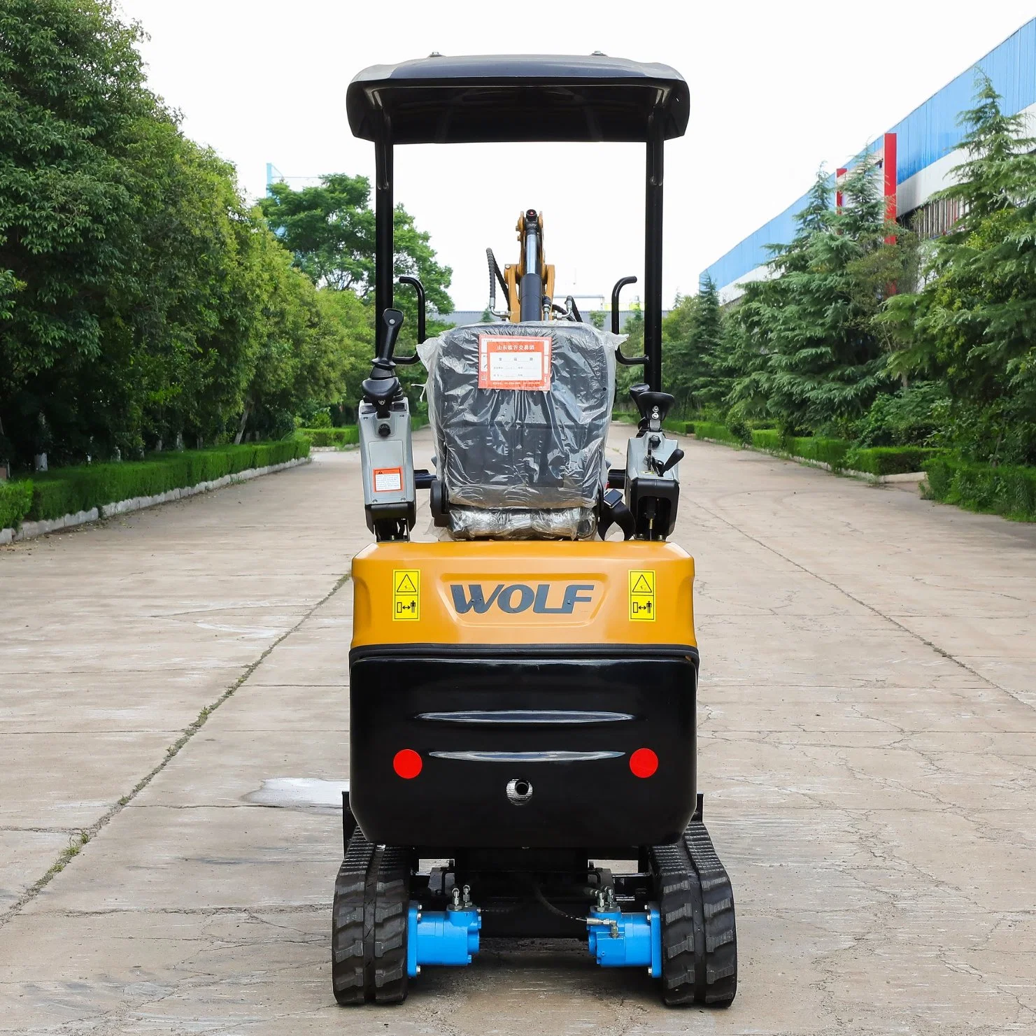 1.2 Ton Mini Digger We12 Mini Backhoe Excavator with Extendable Chassis