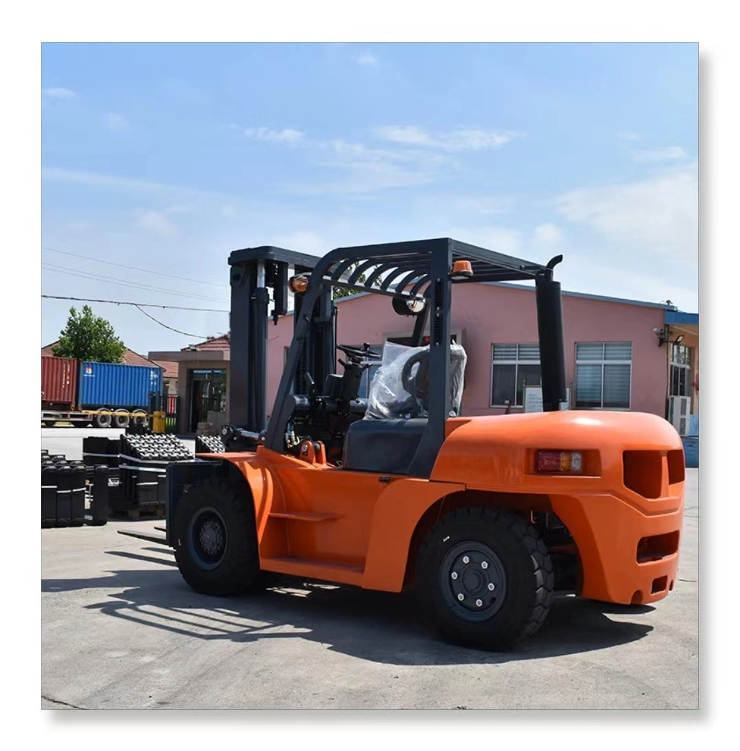 7 Tons Diesel Logistics Mechanical Power Standard Overall Manufacturer Handing Equipment Forklift