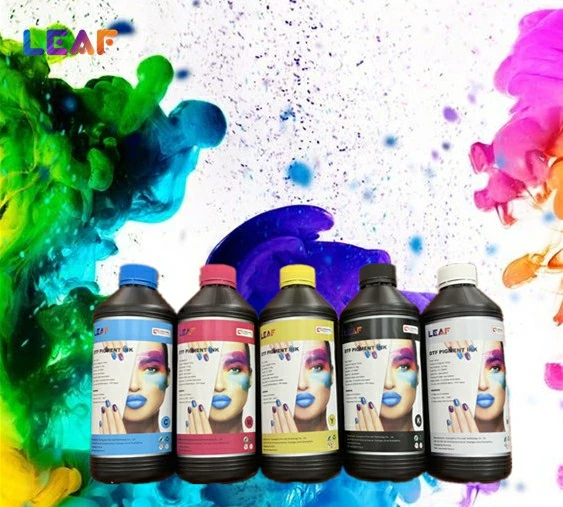 Digital base de agua, el cartón de la botella de tinta de marca de agua Precio T-shirt Printing Inkj