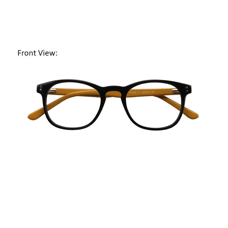 2019 New Model Acetate Optical Spectacle Frame, Brand Design Round Eyeglasses Ready Goods