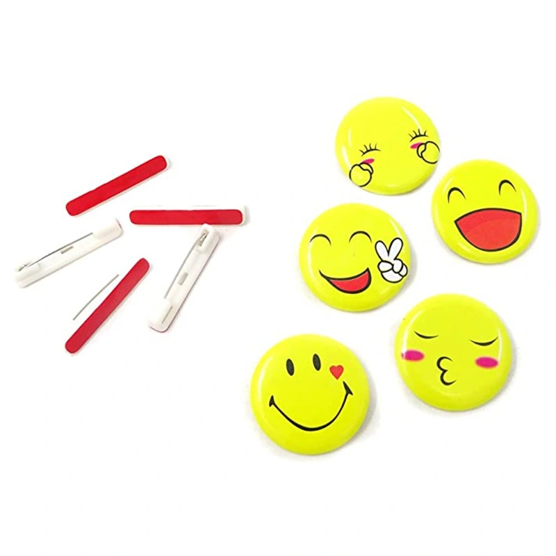 22mm/31mm/37mm Adhesive Plastic Brooch Pin Bar Safety Pin for Badge