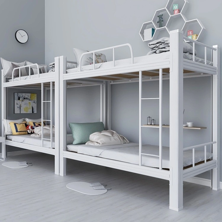 Modern Furniture School Kids Double Project Dormitory Steel Frame Bunk Beds