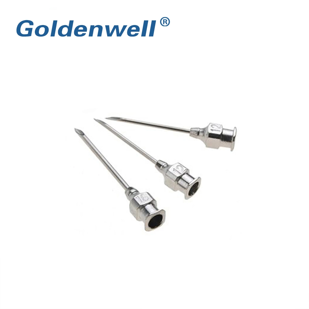 Goldenwell Stainless Steel Hypodermic Veterinary Puncture Needle Tube for Medical Use