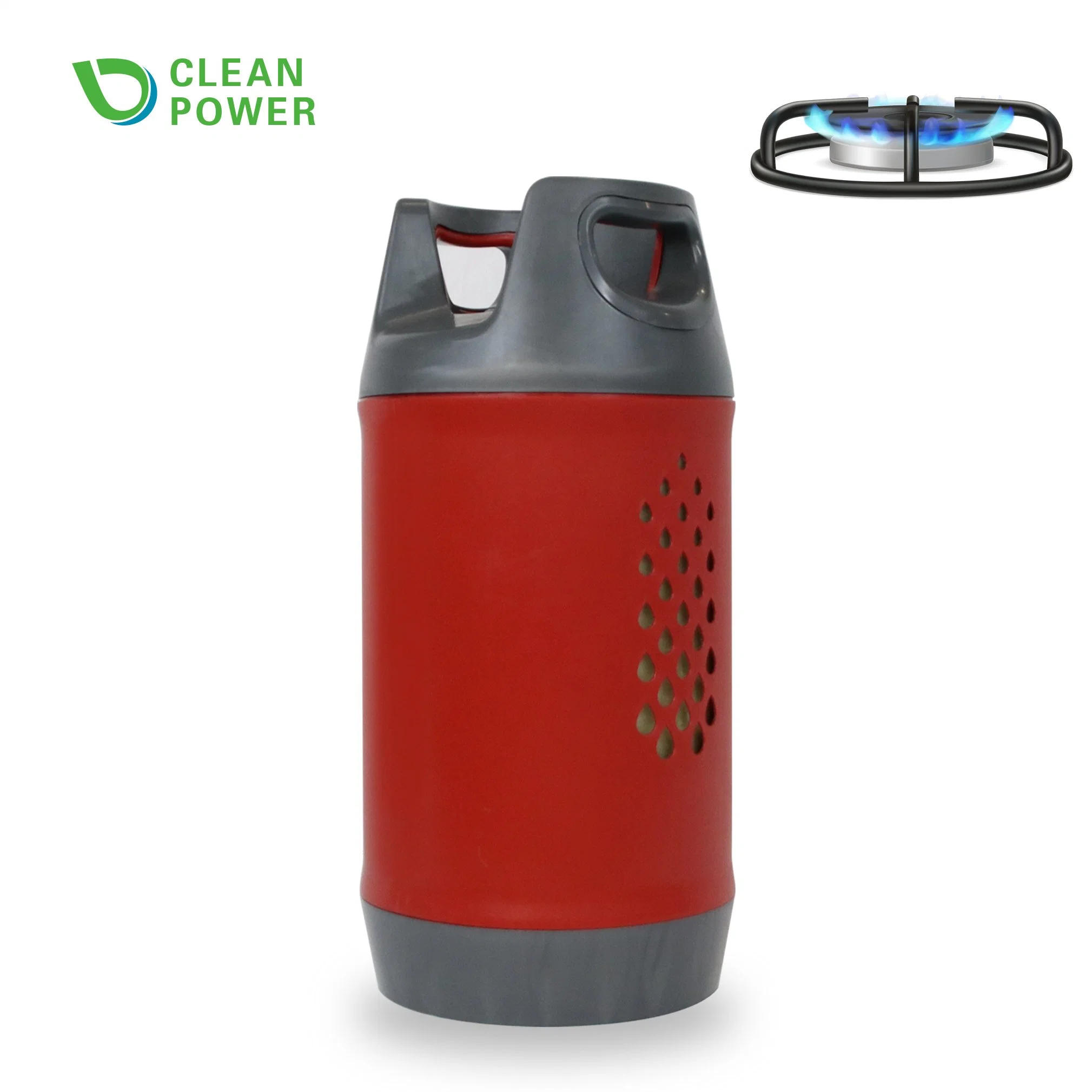 LPG Composite Gas Cylinder En12245 20bar Widely Used in Camping 12.5kg Pet Composite Cylinder 680mm*330mm*330mm