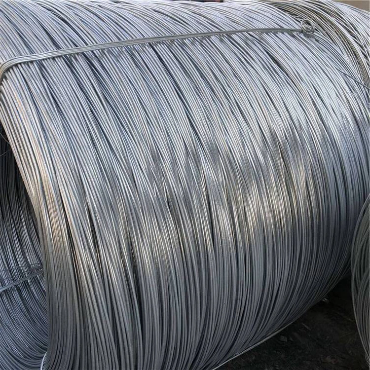 SAE1006 SAE1008 High Carbon Steel Wire Rope 8mm Galvanized Iron Wire