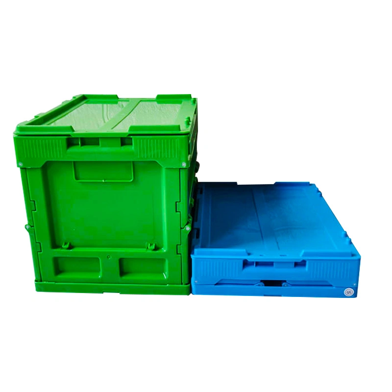 Longshenghe Heavy Duty Folding and Moving Logistics Turnover Plastic Boxes for Transport for Free Sample