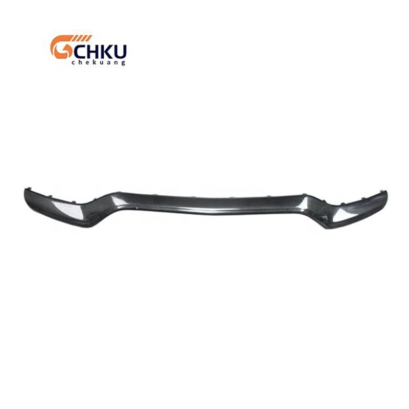 for Benz C-Class W205 C63 Front Bumper Carbon Fiber Middle Lip Front Fog Lamp Separator Front Lip