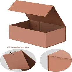 Magnético plegable personalizado de lujo en caja de papel cartón Caja de regalo