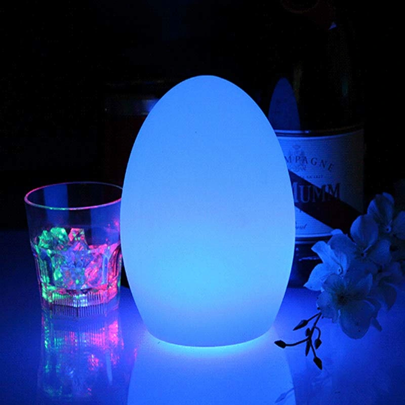 Porch Furniture Rechargeable LED Table Lamp Modern RGB LED Light Bedside Lamp