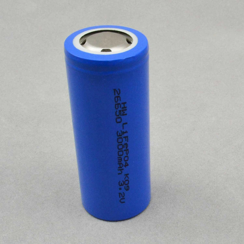 Batterie rechargeable Batterie LiFePO4 26650 3.2V 3000mAh Cellules