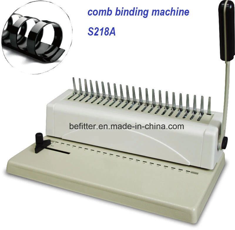 12 Sheets Manual Small Comb Binding Machine For Office