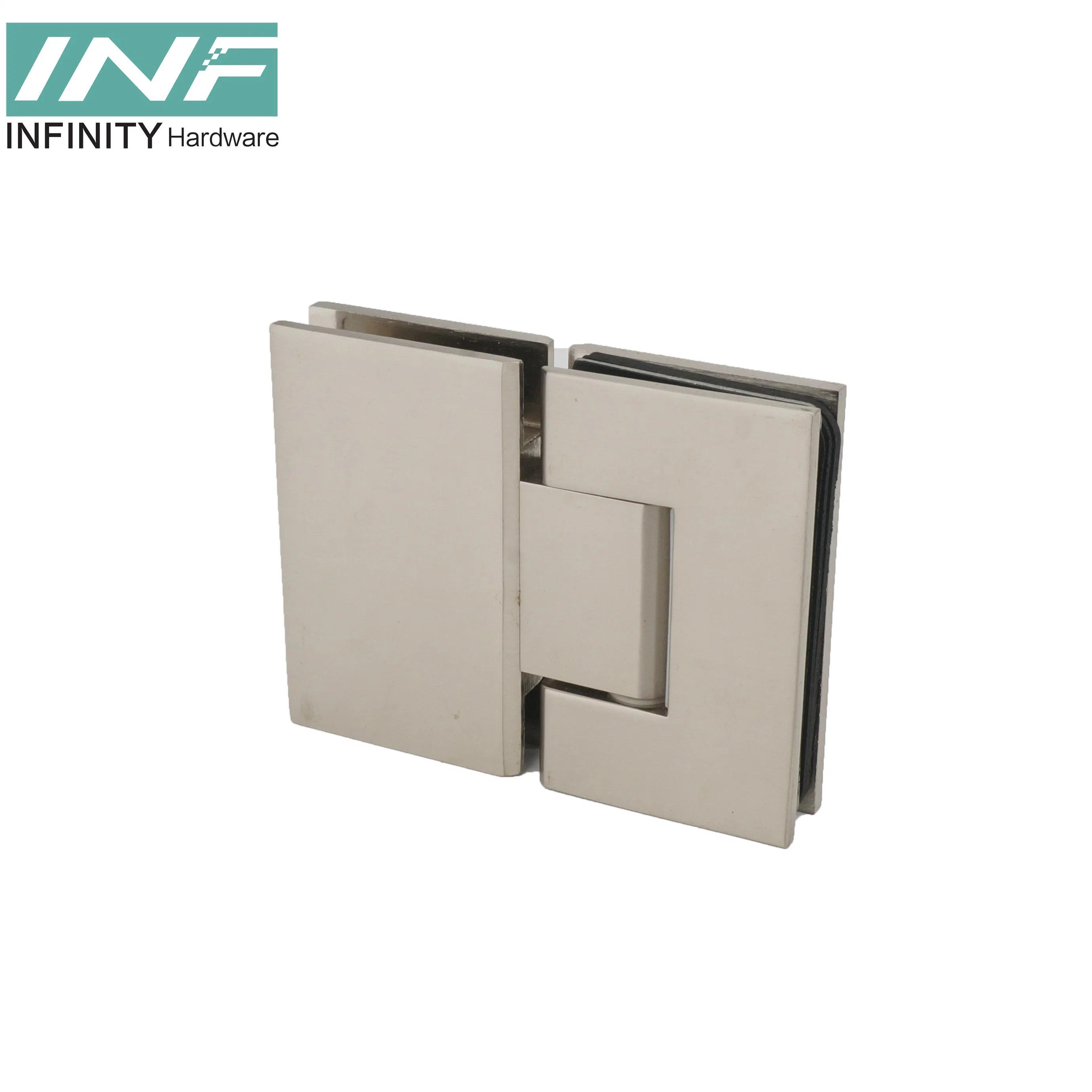 Factory Customization Bathroom Accessories Stainless Steel Shower Hinge Bevel Edge Glass Door Glass to Wall Shower Hinge Bathroom Accessories