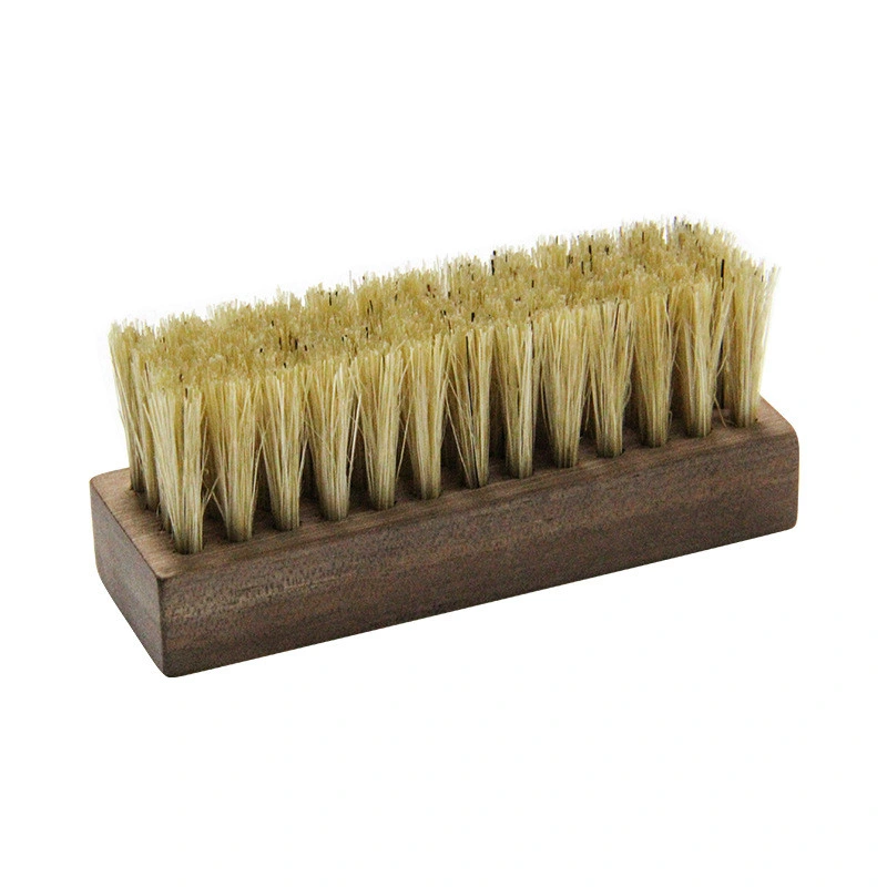 Suppression de la poussière de bois de soies Brosse de nettoyage de chaussures en cuir