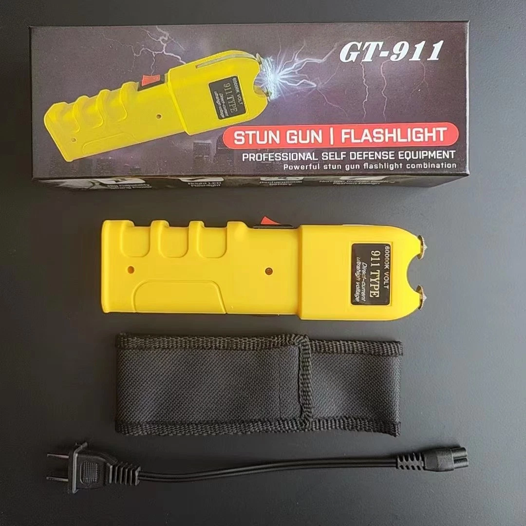 Self Defense Security Guard Flashlight Ladies Stun Guns Electric Shocker Gt911