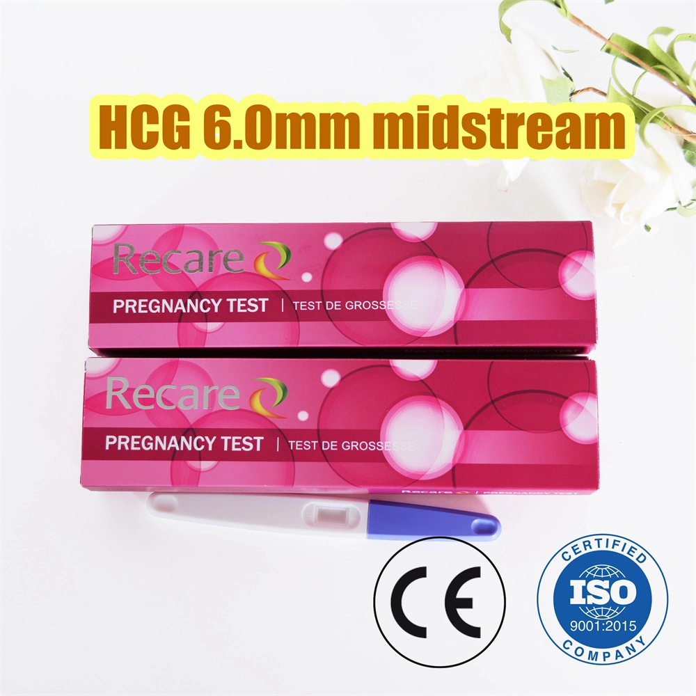 Medical Supply Pregnancy Test Midstream Health Care for Home Use HCG Pregnancy Test