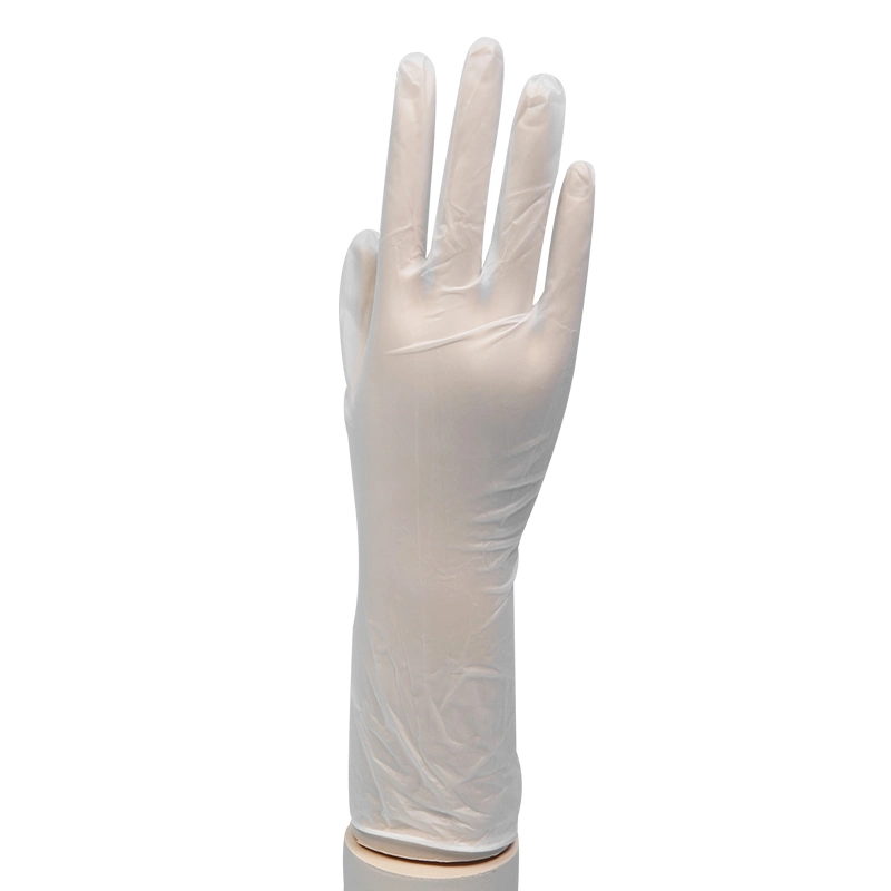 High quality/High cost performance  Length PE PVC Disposable Finger Elbow Length Natural Latex Gloves