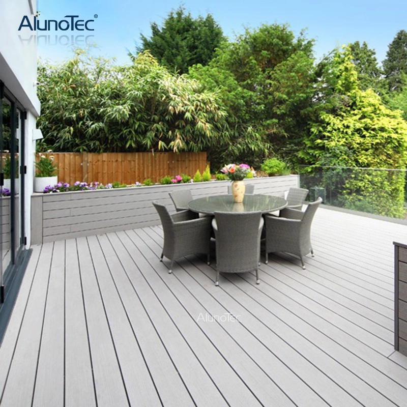 AlunoTec Holz-Kunststoff-Verbundplatten WPC Holz-Deckboden für Wohnbereich