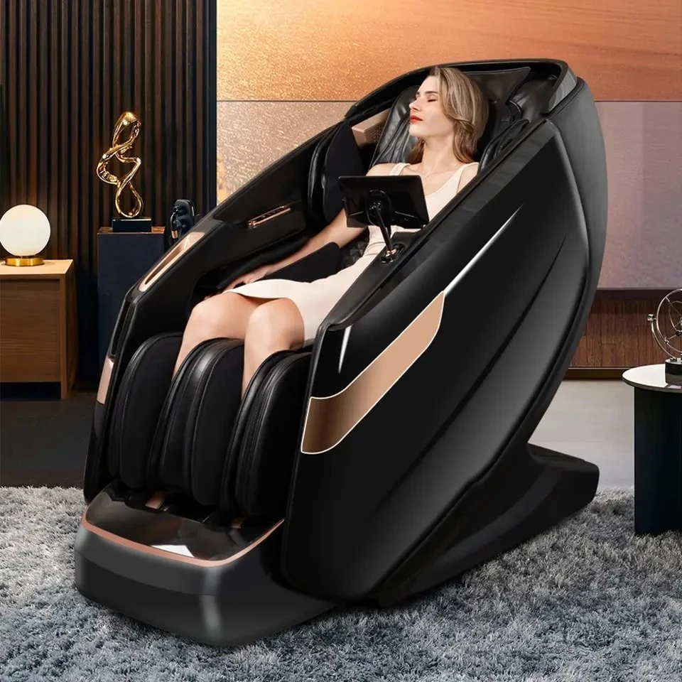 Latest 5D Zero Gravity SL Rail Air Pressure Massage Chair with Head Massage