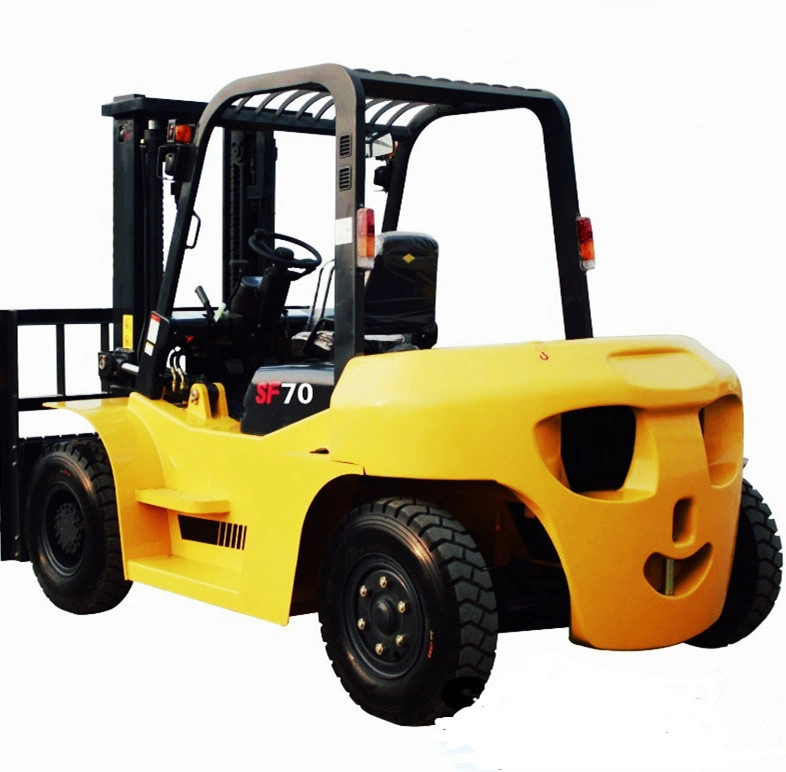 7 Ton Forklift Material Handling Equipment with Paper Roll Clamp