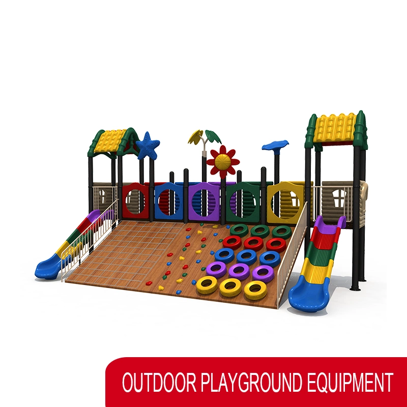 Juego Infantil Outdoor Plastic Slide Children Game Playground Amusement Park Equipment for Kids