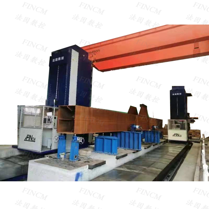 BD3040 FINCM Double-sided Special Large Bridge Steel Structure H-shaped Steel  CNC Drilling Machine